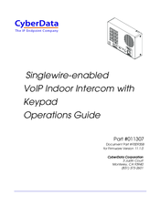 CyberData 11307 Operation Manual