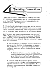 White's PRL-1 Operating Instructions Manual