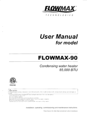 FLOWMAX Technologies FLOWMAX-90 User Manual