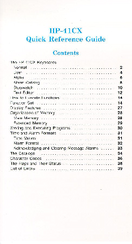 Hp HP-41CX Manuals | ManualsLib