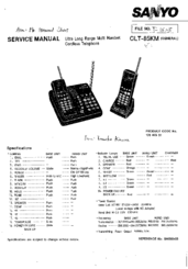Sanyo CLT-85KM Service Manual