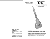 Water Tech Pool Blaster Volt FX-2 Operator's Manual