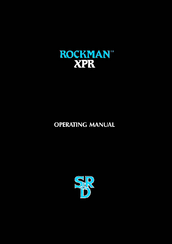 SR&D Rockman XPR Operating Manual