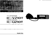 Icom IC-V210T Instruction Manual