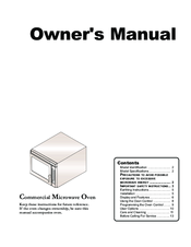 Amana Menumaster RC5KFT2 Owner's Manual