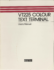 Digital Equipment VT225 User Manual