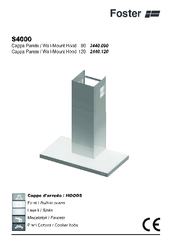 Foster S4000 2440.120 Instructions For Installation Manual