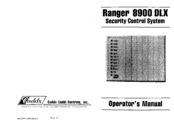 Caddx-Caddi Controls Ranger 8900DLX Operator's Manual