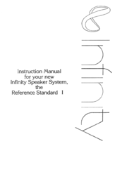 Infinity Reference Standart I Instruction Manual