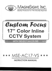 MagniSight MSE-AC17-VS Instruction Manual