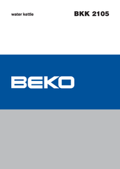 Beko BKK 2105 Manual