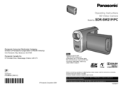 Panasonic SDR-SW21P/PC Operating Instructions Manual