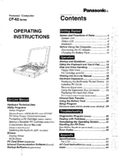 Panasonic CF-62 Series Operating Instructions Manual