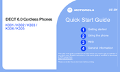 Motorola K304 Quick Start Manual