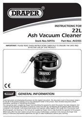 Draper AV20SS Instructions Manual