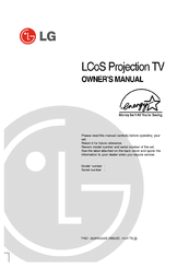 Lg 71SA1D Owner's Manual