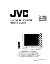 JVC AV-20F702 User Manual