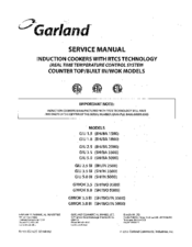 Garland Enodis GIU-1.5 (BH/BA 1500) Service Manual