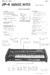 Roland JP-4 Service Notes