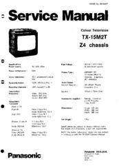 Panasonic TX-15M2T Service Manual