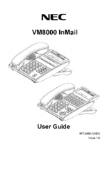 NEC VM8000 InMail User Manual