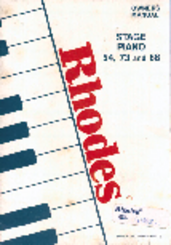 Rhodes 54 Owner's Manual