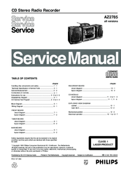 Philips AZ 2785 Service Manual