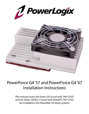 PowerLogix PowerForce G4 '57 Installation Instructions Manual