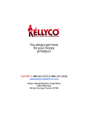 Kellyco Minelab X-Terra Quick Start Referen