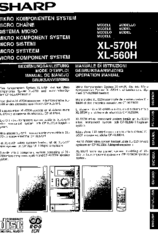 Sharp XL-560H Operation Manual