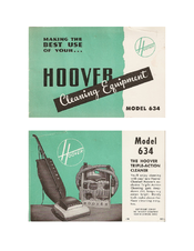 Hoover 634 Manual