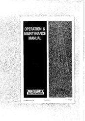 Mercury 9.8 TwoStroke Operation & Maintenance Manual
