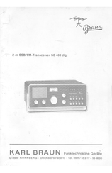 Braun SE 400 dig User Manual