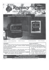 Regency Fireplace Products Ultimate U29 Owners And Installation Manual