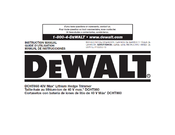 DeWalt DCHT860 Instruction Manual