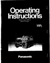 Panasonic NVM1 Operating Instructions Manual