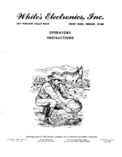 White's Comet 300 Operating Instructions Manual
