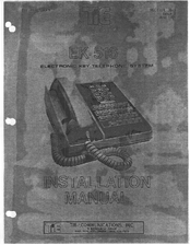 TIE EK-516 Installation Manual