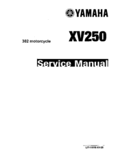 Yamaha XV250G Supplementary Service Manual