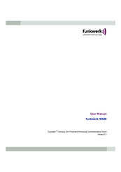 Funkwerk W500 User Manual