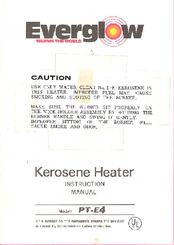 Everglow PT-E4 Instruction Manual