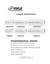 PYLE Audio PMX830I User Manual