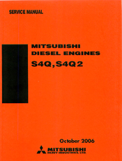 Mitsubishi S4Q2 Service Manual