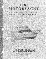 Bayliner 1995 3587 Owner's Manual