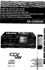 Sharp SA-CD800H Operation Manual