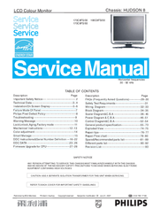 Philips 170C8FS/93 Service Manual