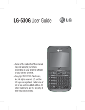 LG 530G User Manual