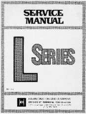 Hammond L-100 Service Manual