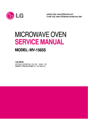 LG MV-1565S Service Manual