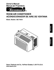 Kenmore 580.74054 Owner's Manual